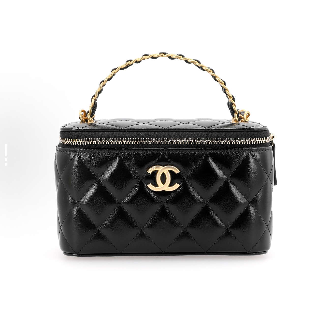 99新 Chanel/香奈儿 23p镂空字母手提包斜挎包芯片款