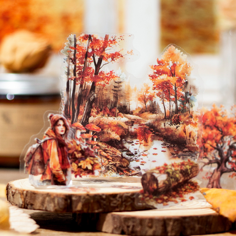  言己和暮光手帐贴画（4号）