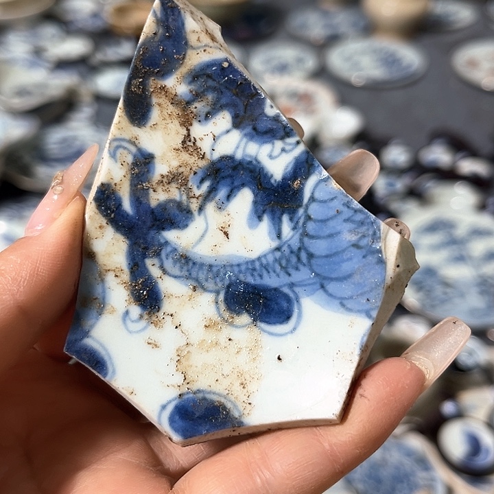 瓷片瓷片茶托喝茶不错