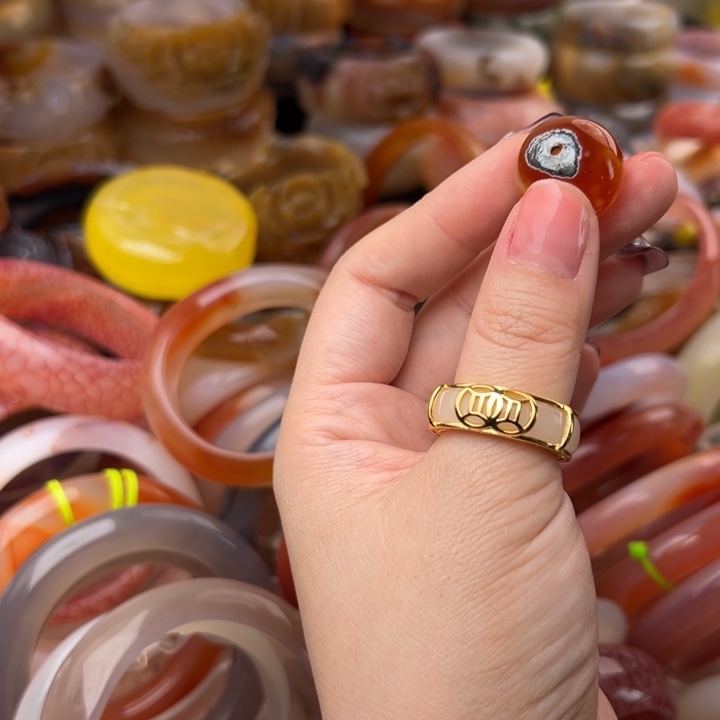 玛瑙/玉髓手链未镶嵌2.0