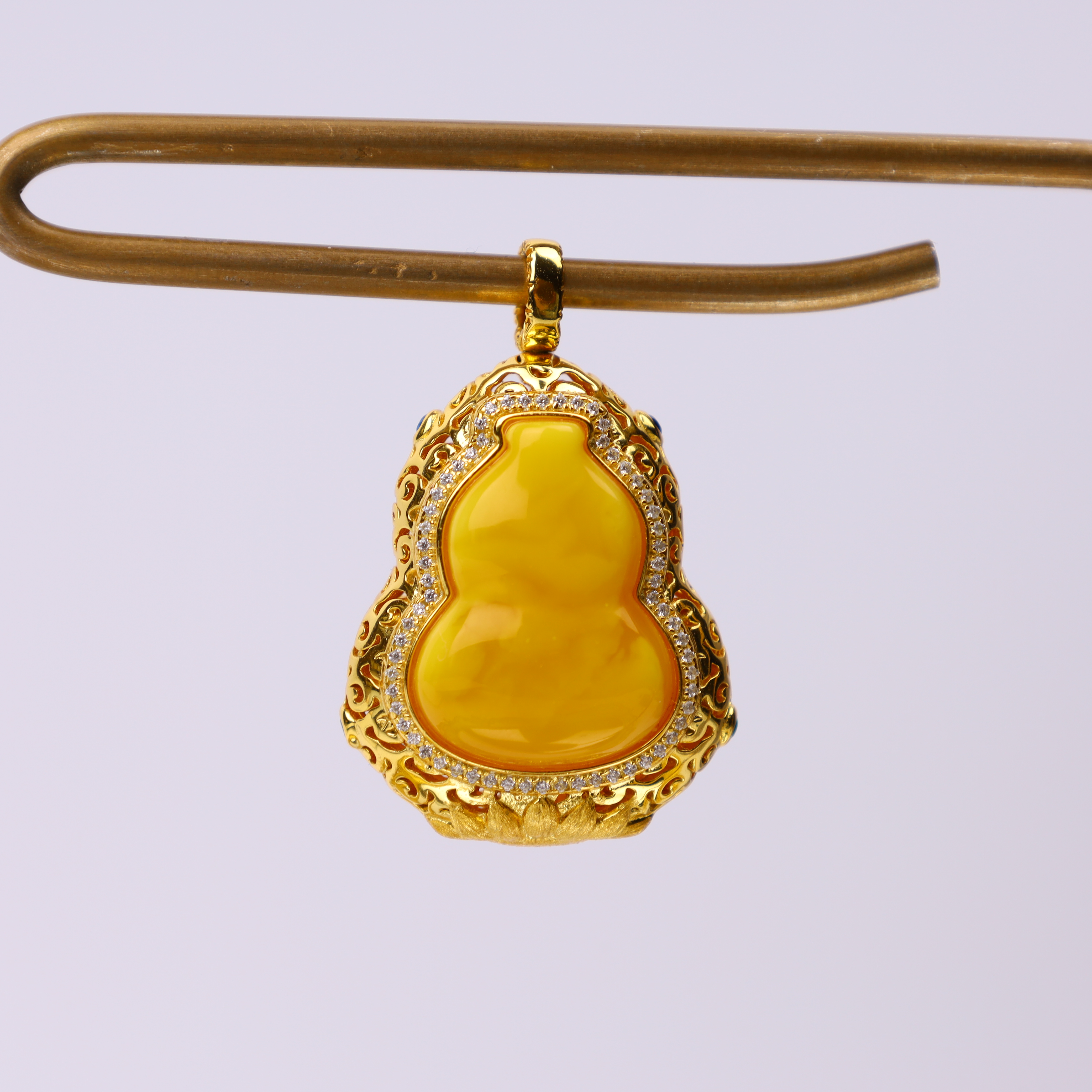 【心如珠宝甄选】蜜蜡葫芦吊坠（新款）250222057724