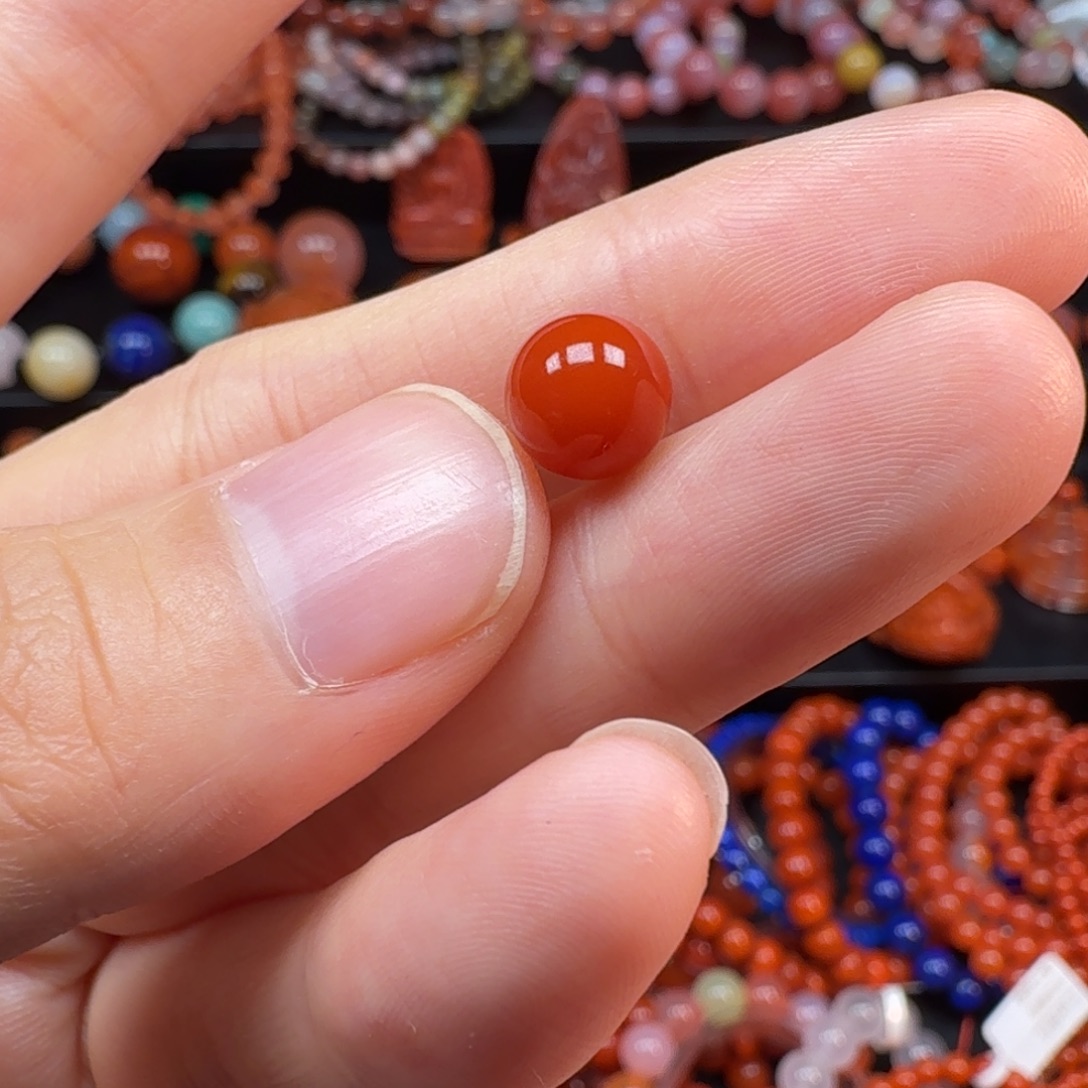 南红玛瑙未镶嵌配饰8mm