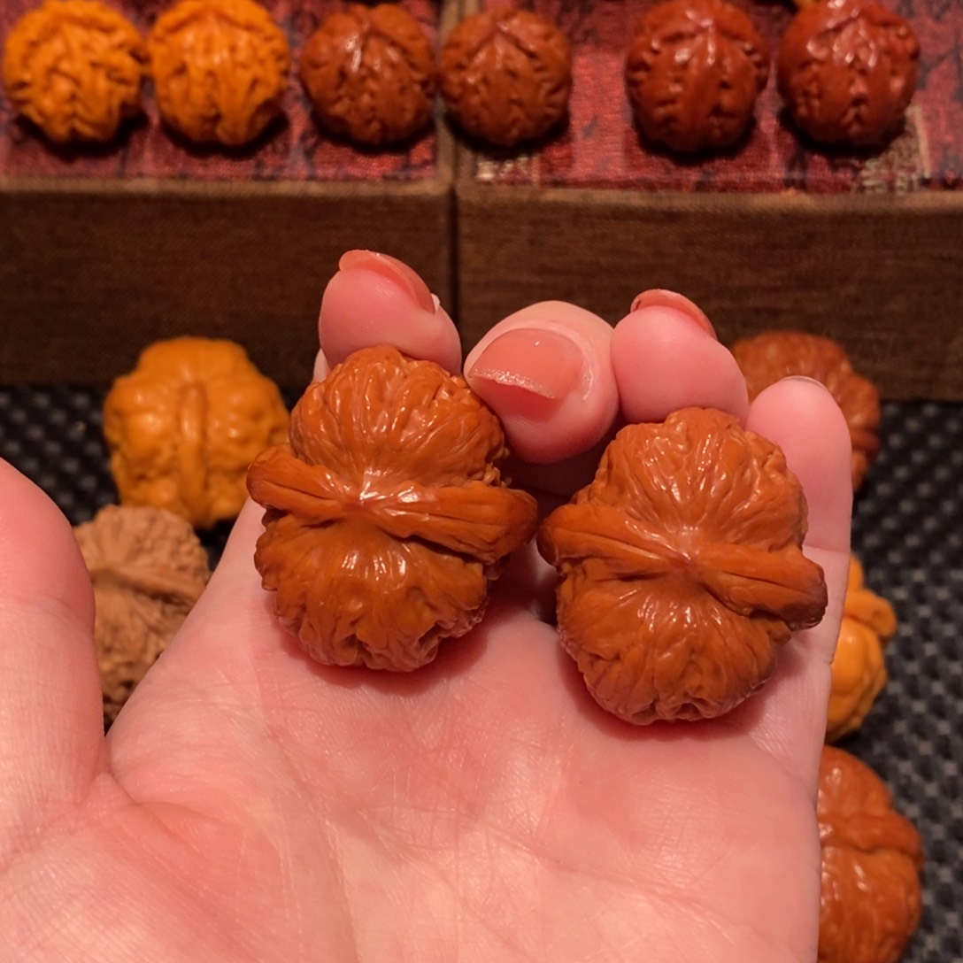 文玩核桃把件平谷元宝35 精品831