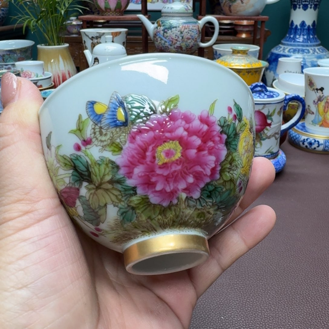 瓷片景德镇仿古手工制作精品展示