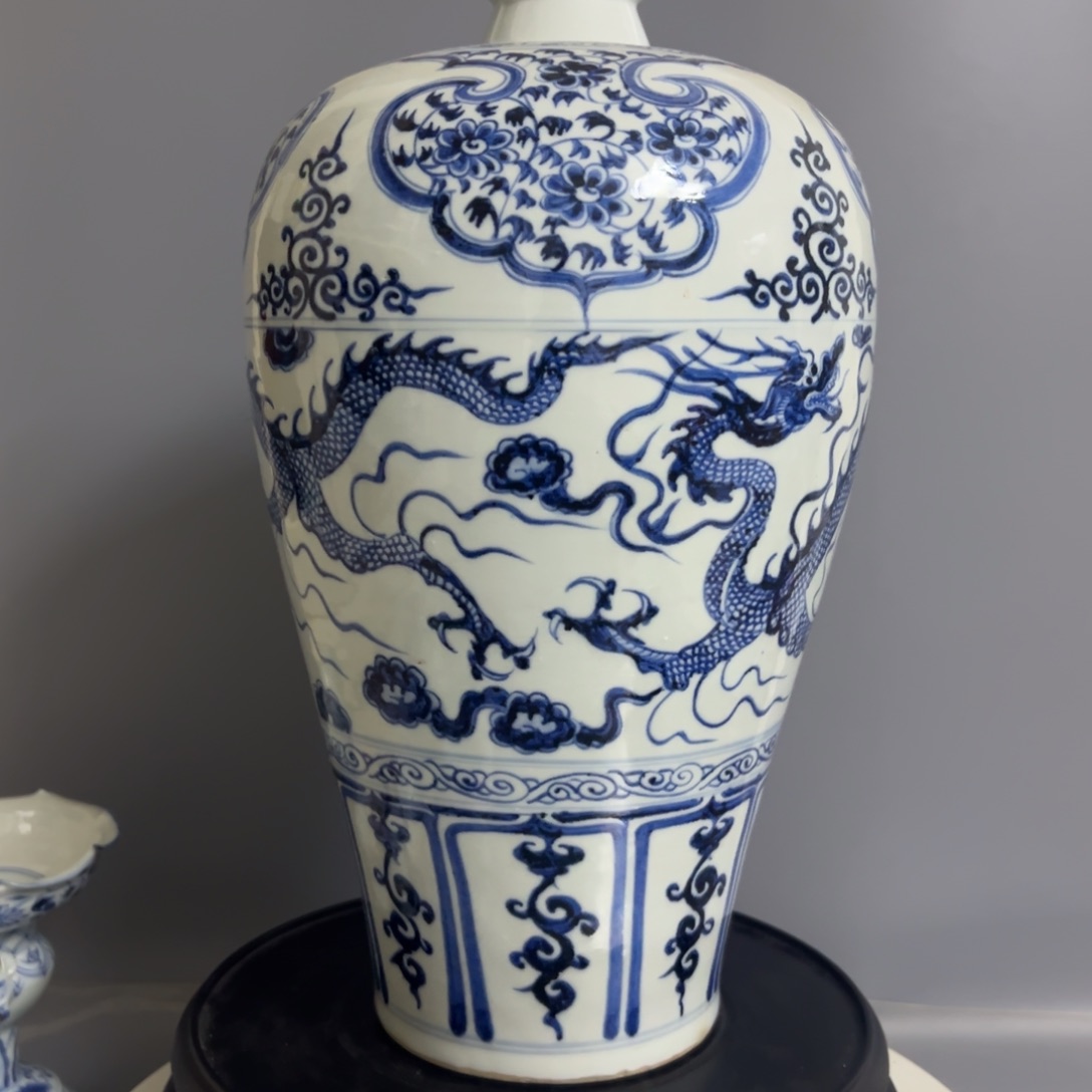 瓶青花龙纹梅瓶 仅限于今天