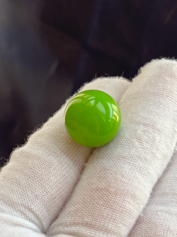 直径15毫米菜籽黄圆珠