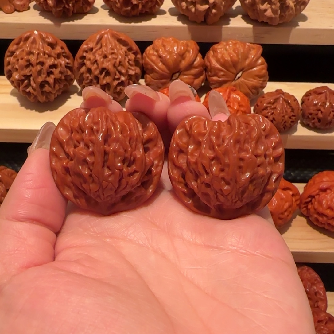 吊坠文玩核桃玉化粗筋盘山37精品0688