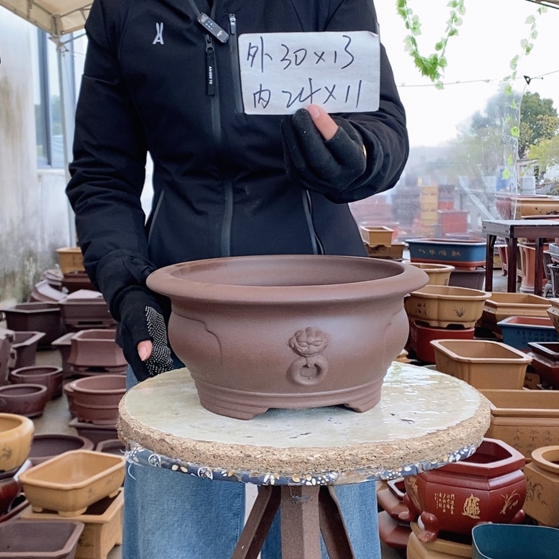 紫砂花盆紫砂花盆