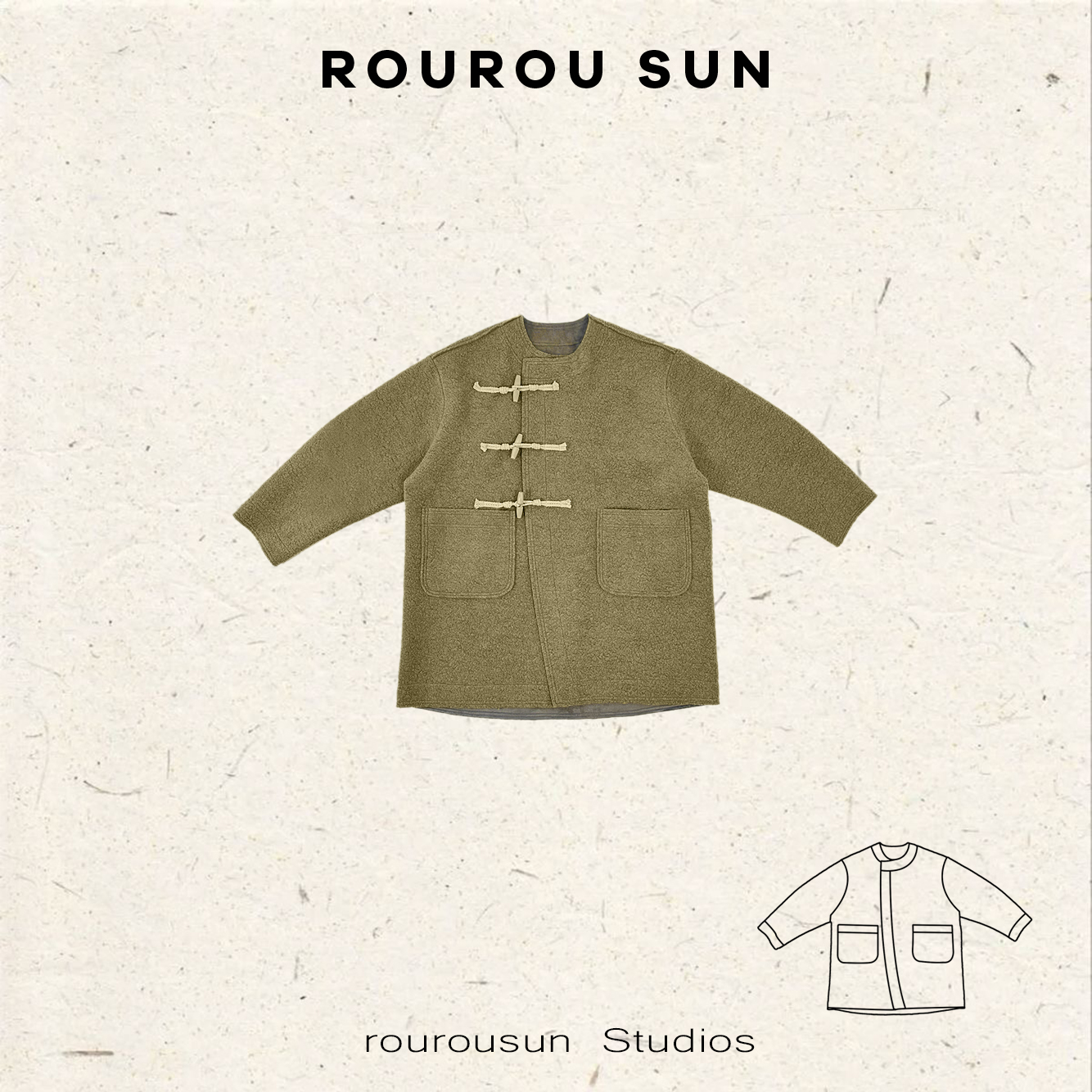 29358冬款女装百搭新中式复古休闲外套