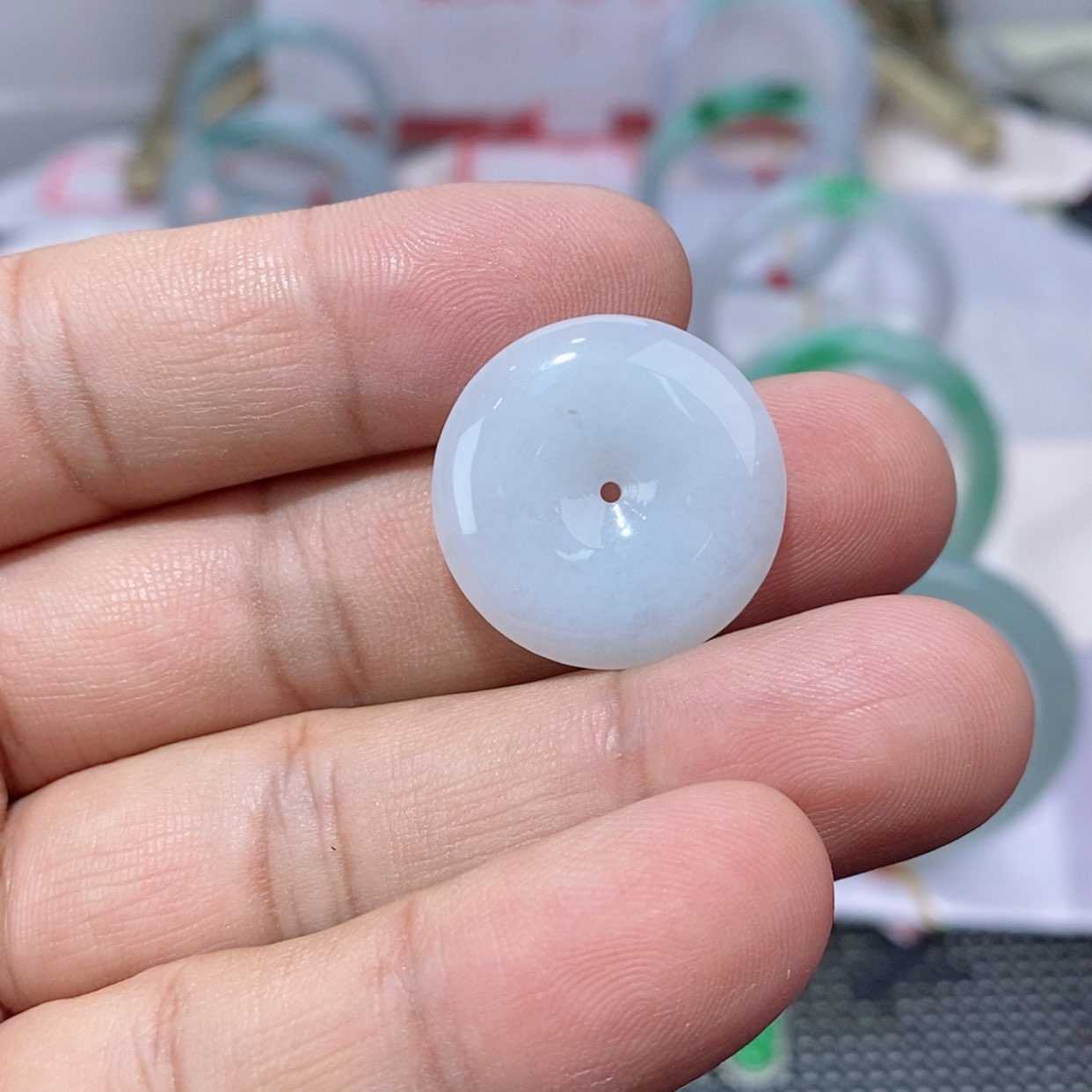 【闪购商品】翡翠颈饰未镶嵌翡翠吊坠