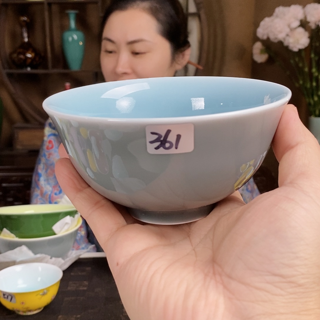 361号高级灰内天蓝宫碗