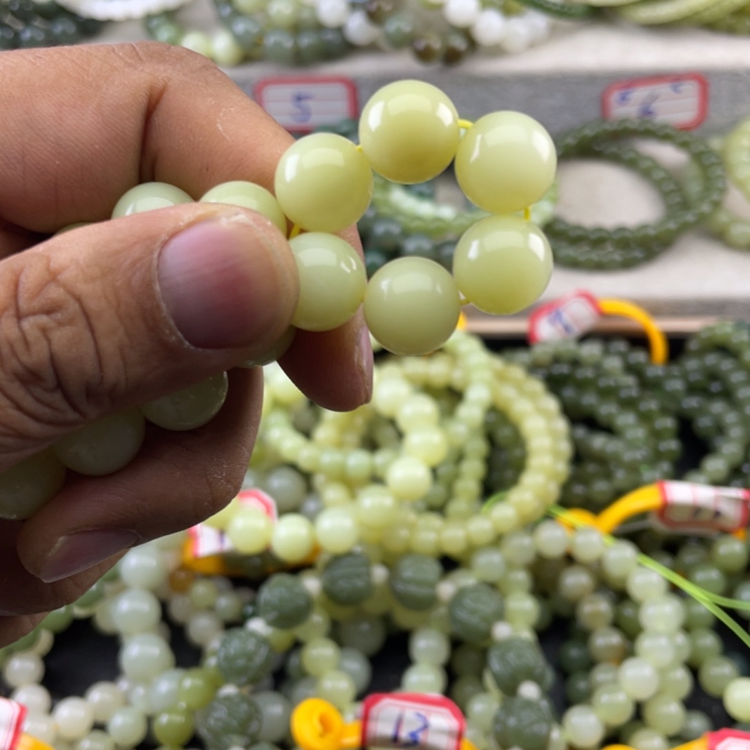 超***奥手链未镶嵌和田玉