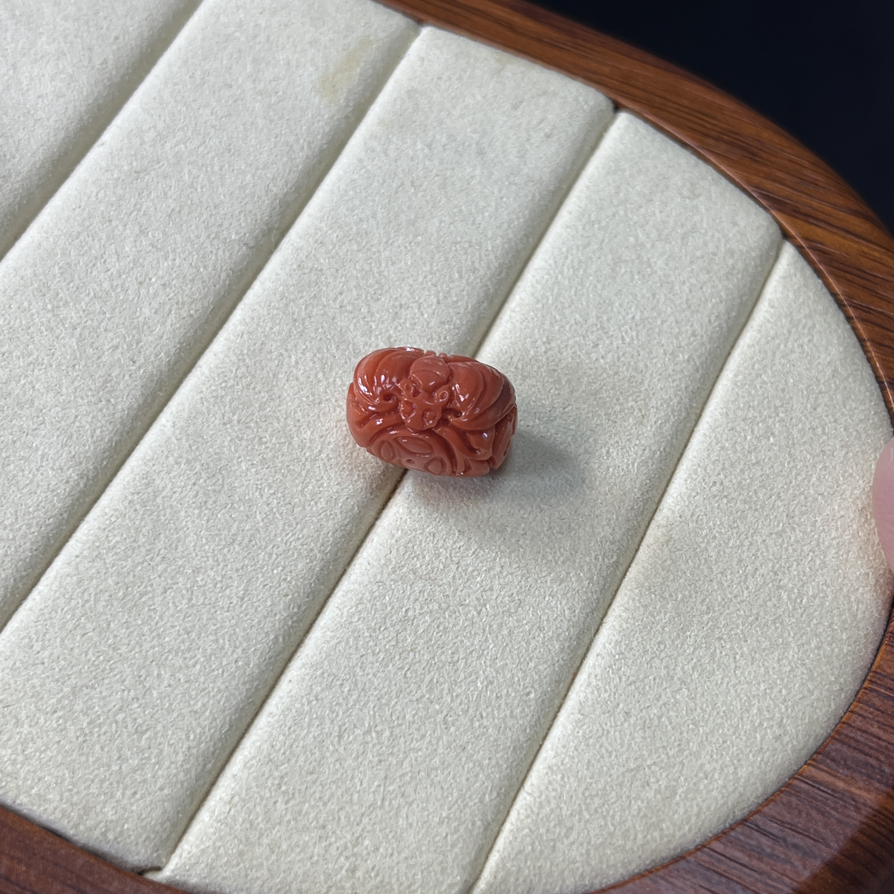 莫莫珊瑚精工配饰配珠【国检证书】