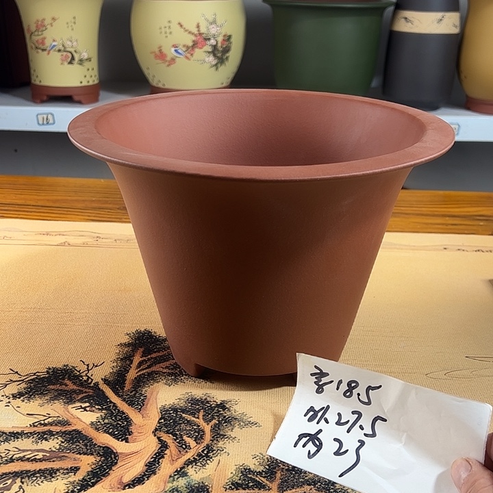 紫砂花盆紫砂兰花盆23