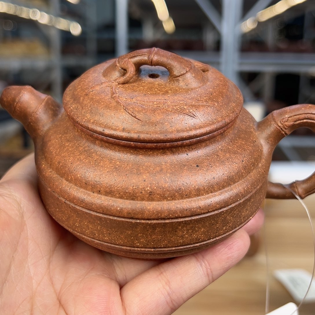 紫砂茶壶黄龙山原矿紫砂180