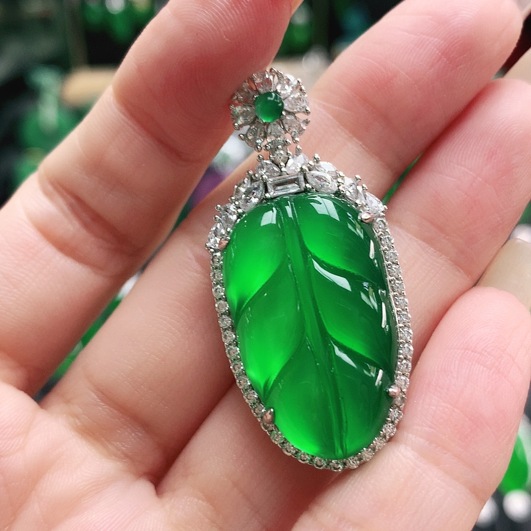 银S925镶嵌吊坠玛瑙/玉髓