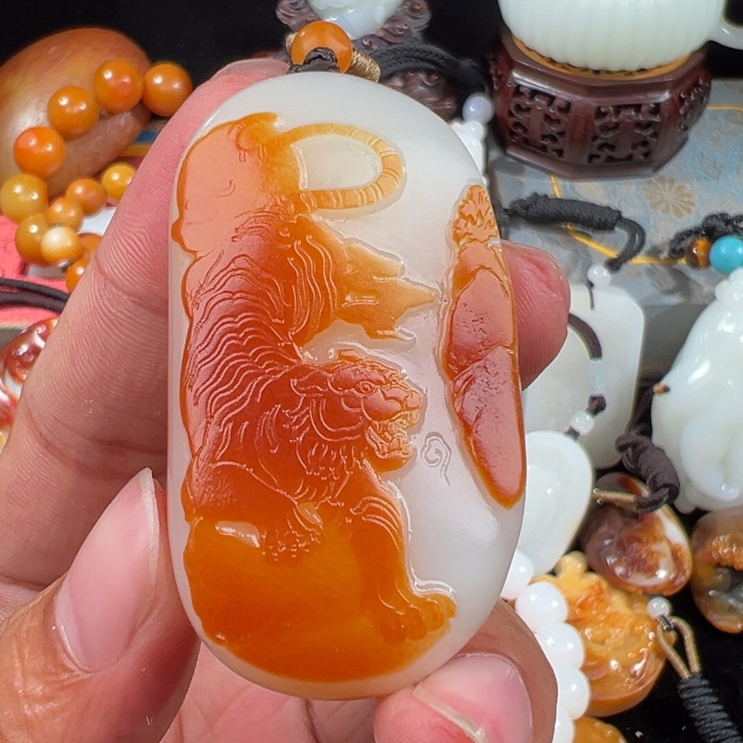 和田玉未镶嵌颈饰@*@