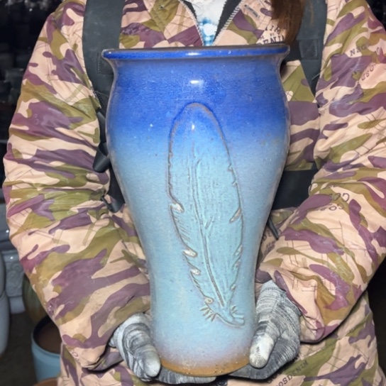 红陶口18高34瑕疵