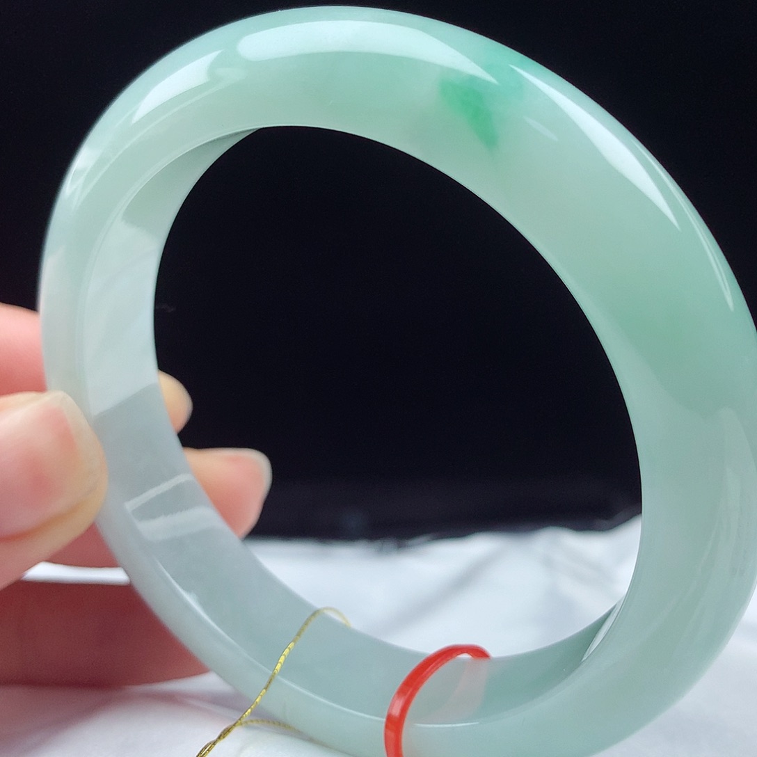 未镶嵌手镯翡翠57圈2375