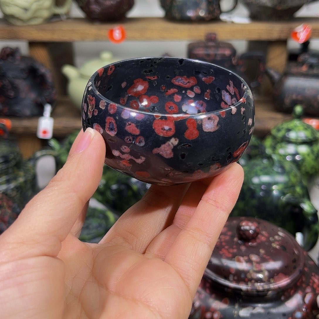 M****c石材梅花玉安山玉精品