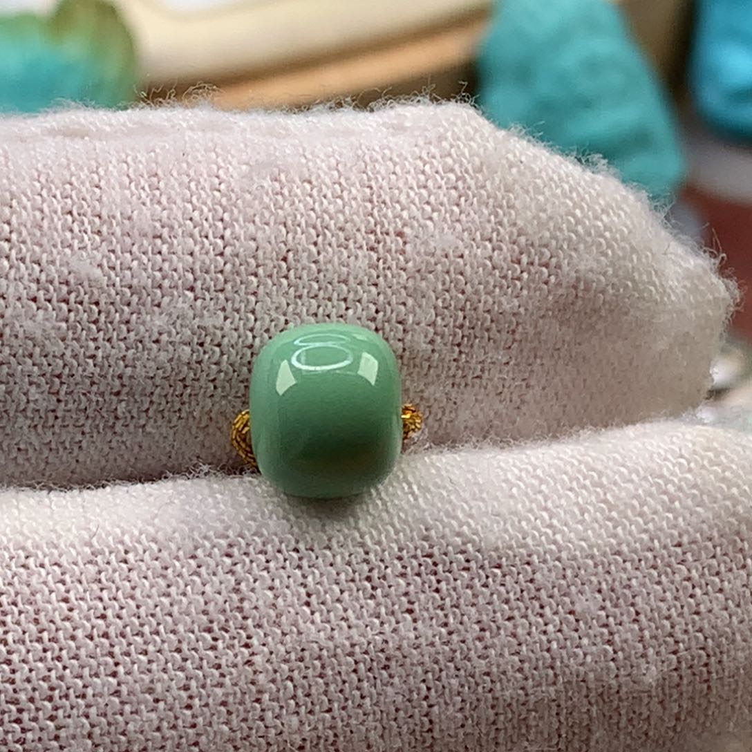 绿松石未镶嵌珠宝奇石7.5mm