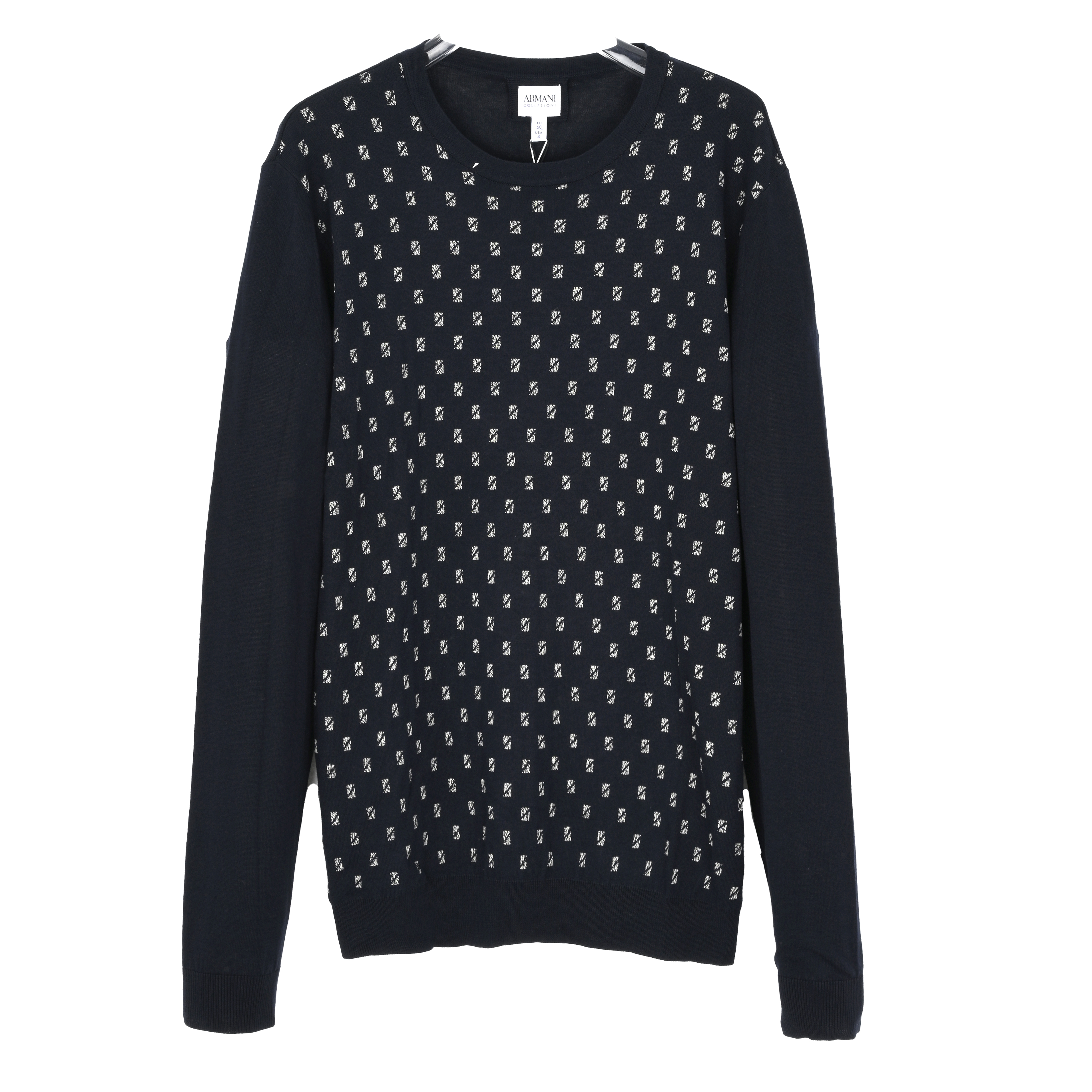 GIORGIO ARMANI/阿玛尼AC 休闲圆领长袖上衣男士毛衫 AC010MY