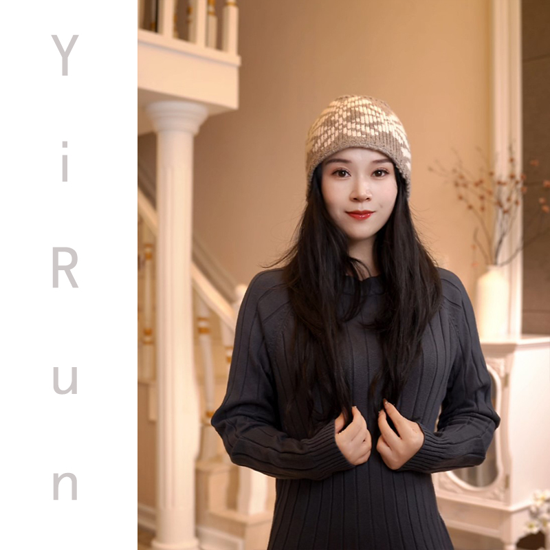 羊毛针织帽包头帽秋冬百搭时尚冷帽毛线帽护耳减龄渔夫帽YR0080