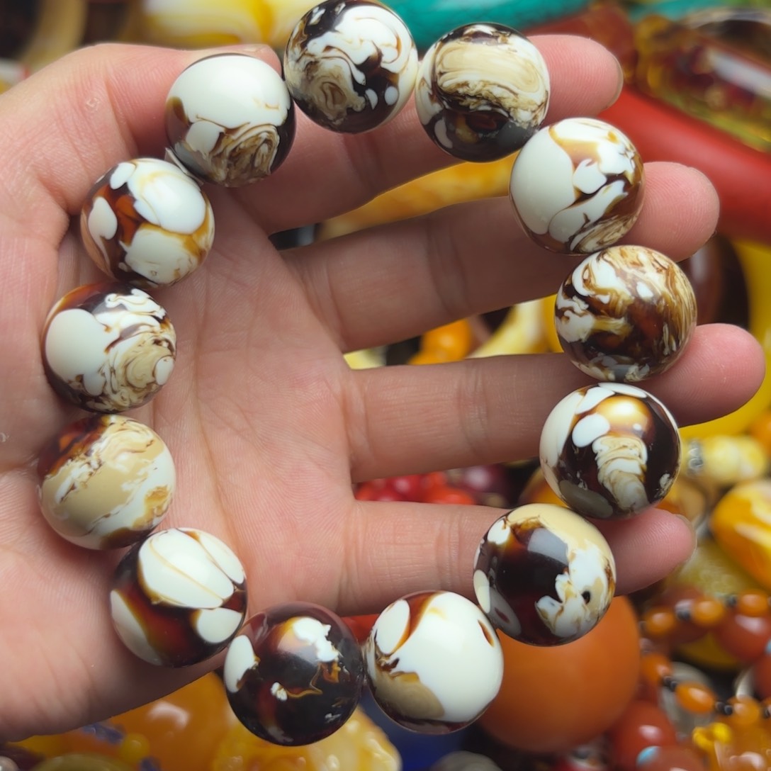 未镶嵌琥珀手串蜜蜡