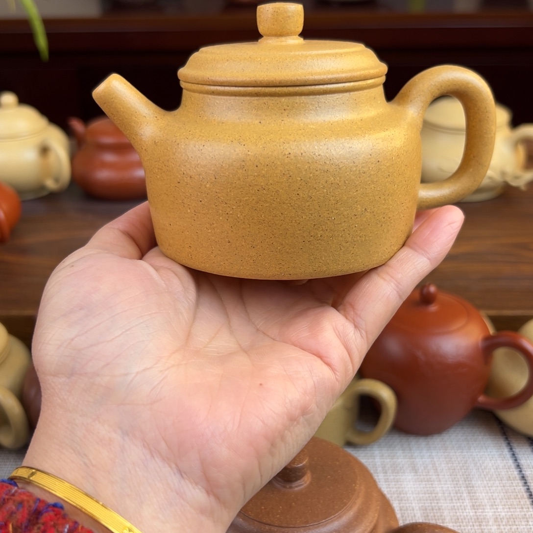 茶壶紫砂黄金段德钟全手210cc