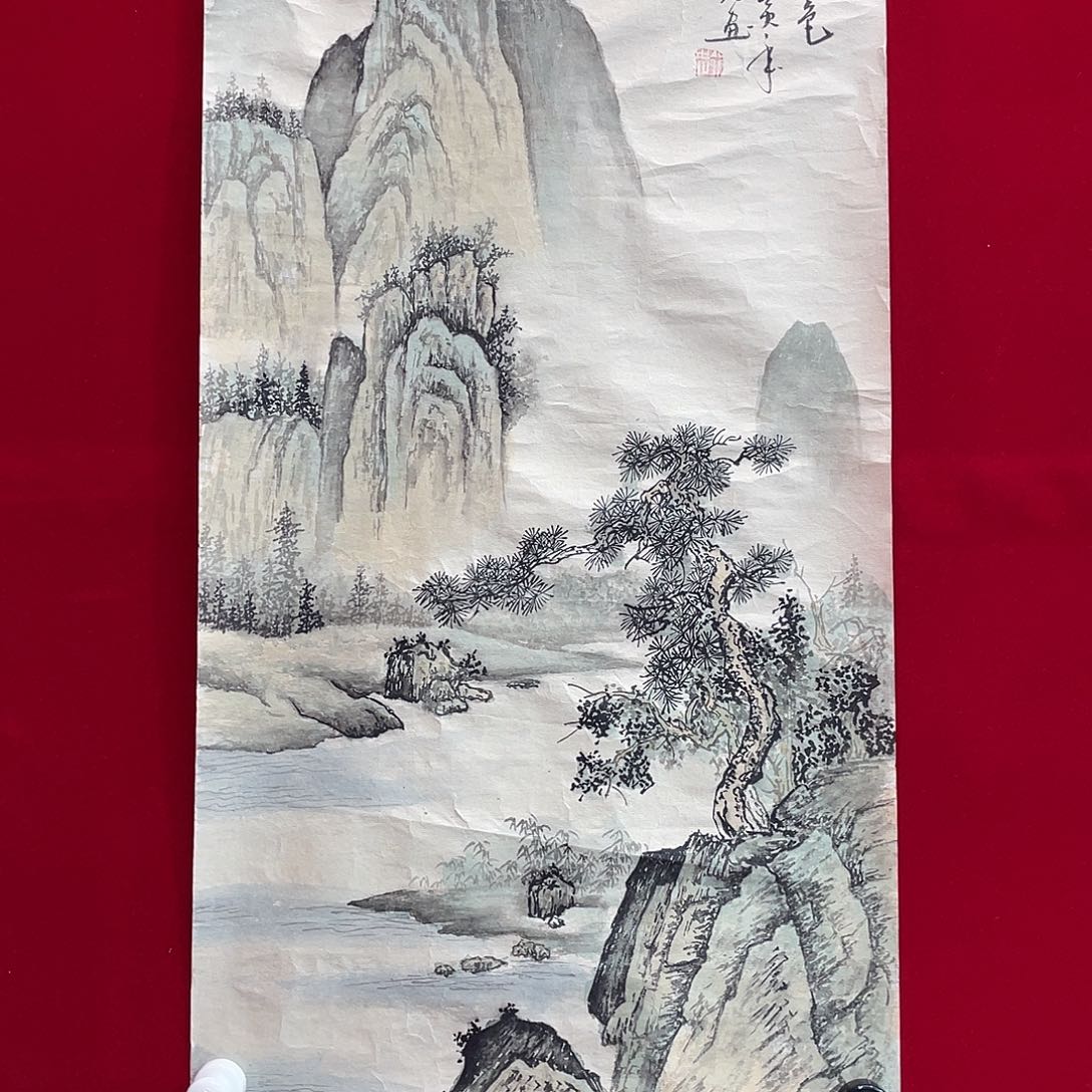 国画凌行志手绘作品