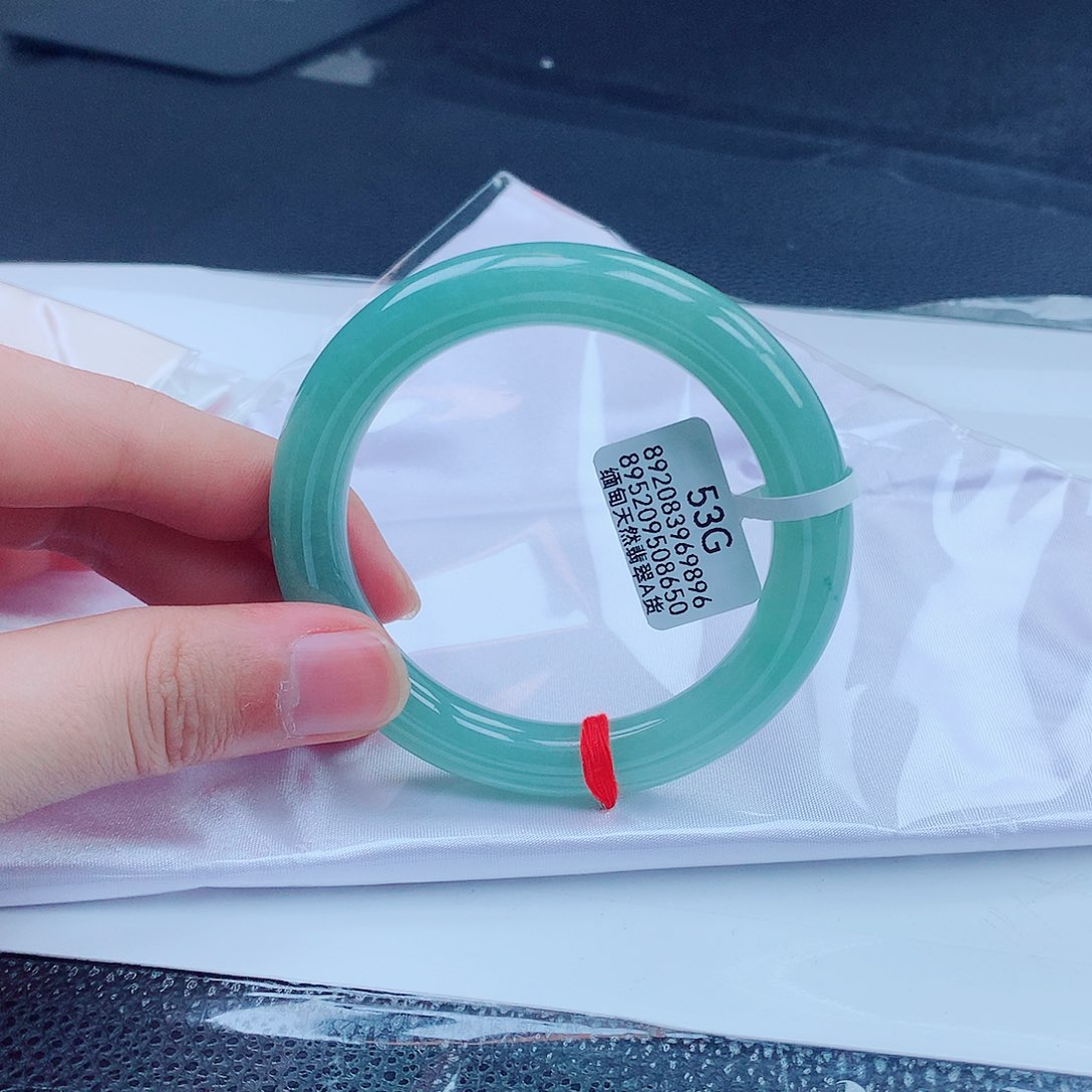 翡翠未镶嵌手镯天然缅甸翡翠A货手镯 