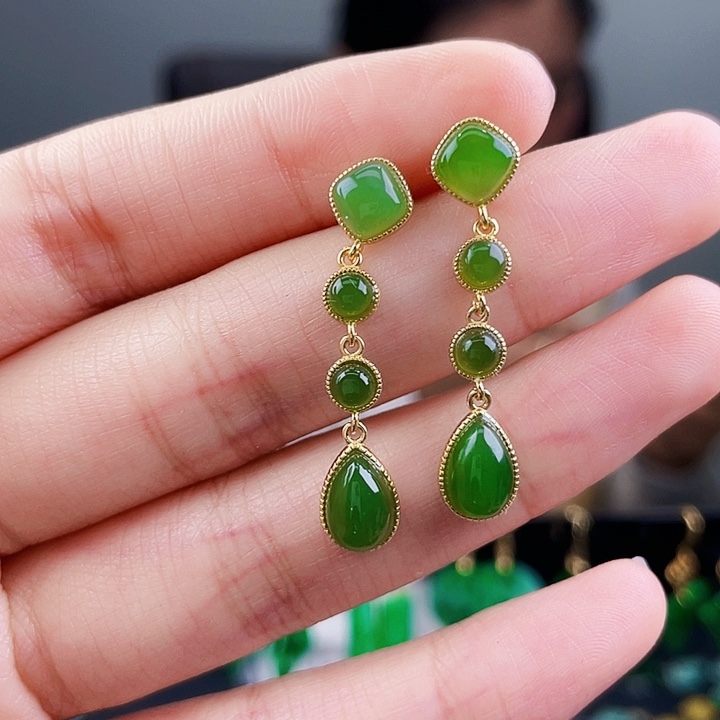 和田玉珠宝奇石银S925镶嵌