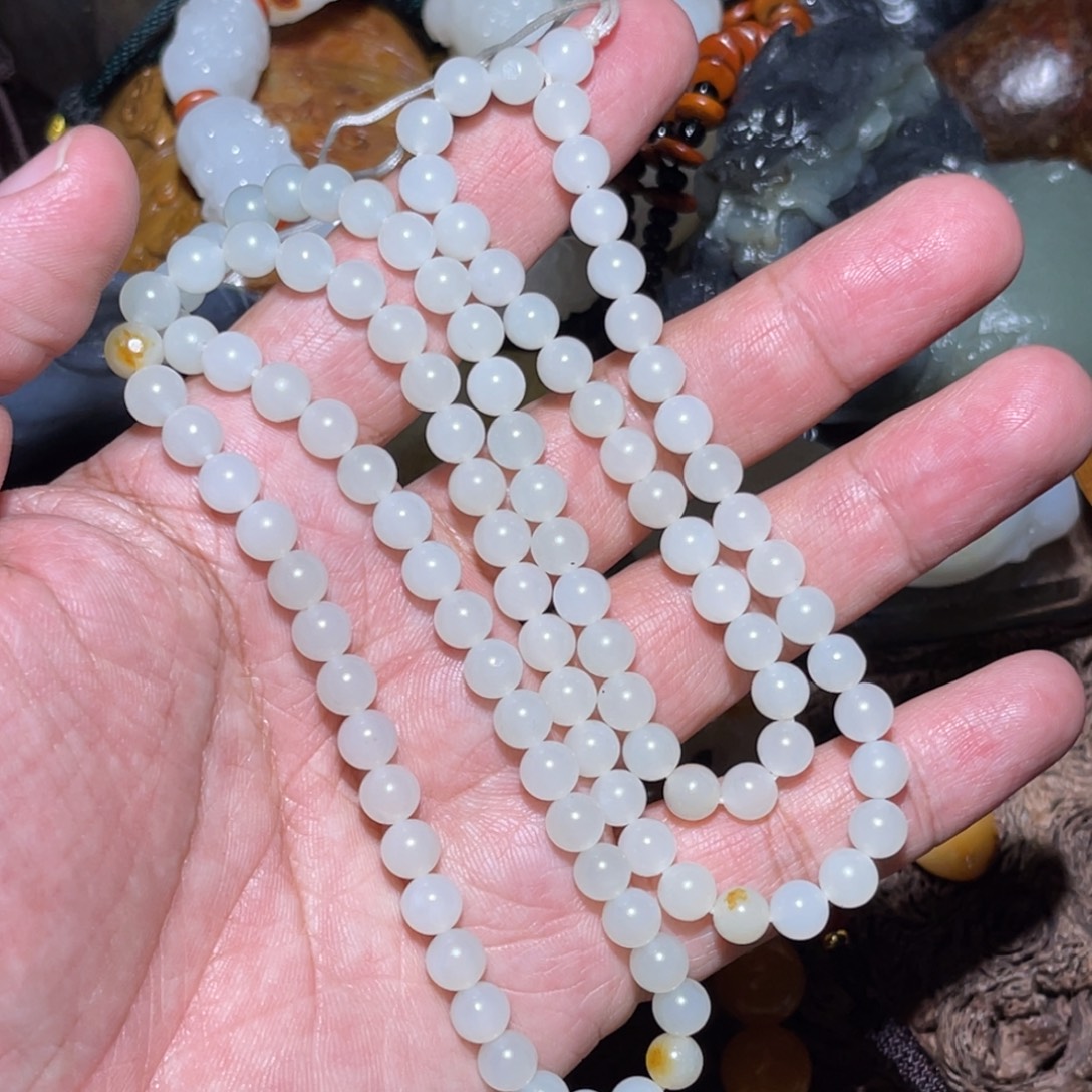 和田玉未镶嵌车挂卡6