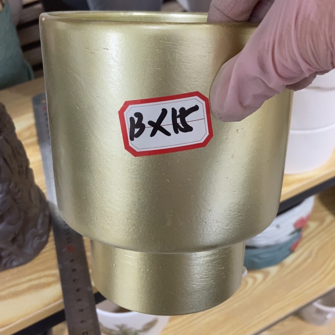 红陶高温陶瓷花盆