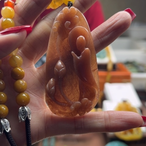 岫玉挂件未镶嵌挂件