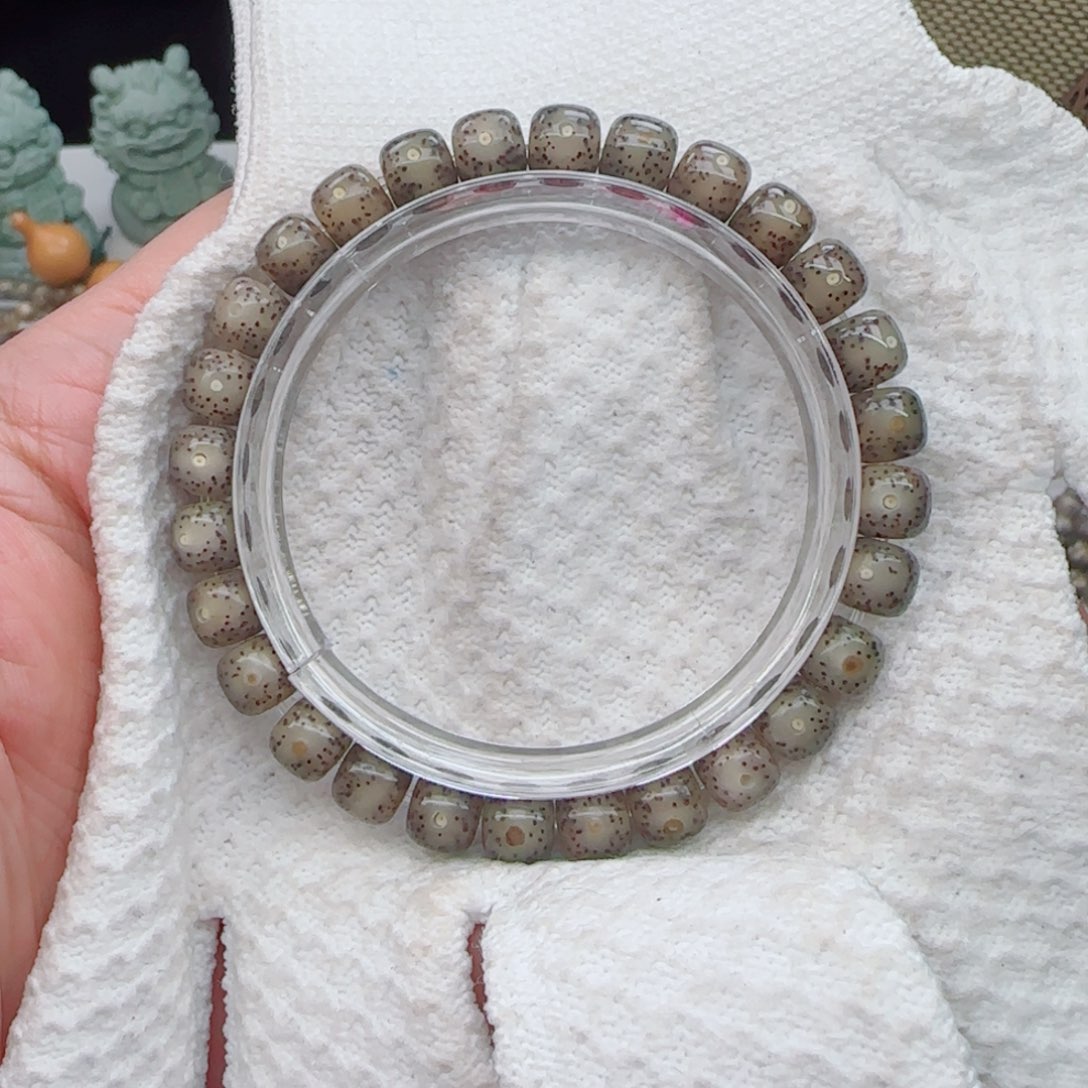 星月菩提手串冰糖大眼睛针尖星8*7