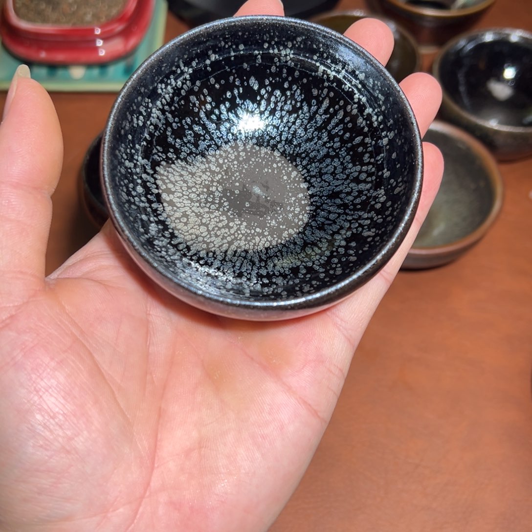 茶盏柴烧建窑建盏茶盏