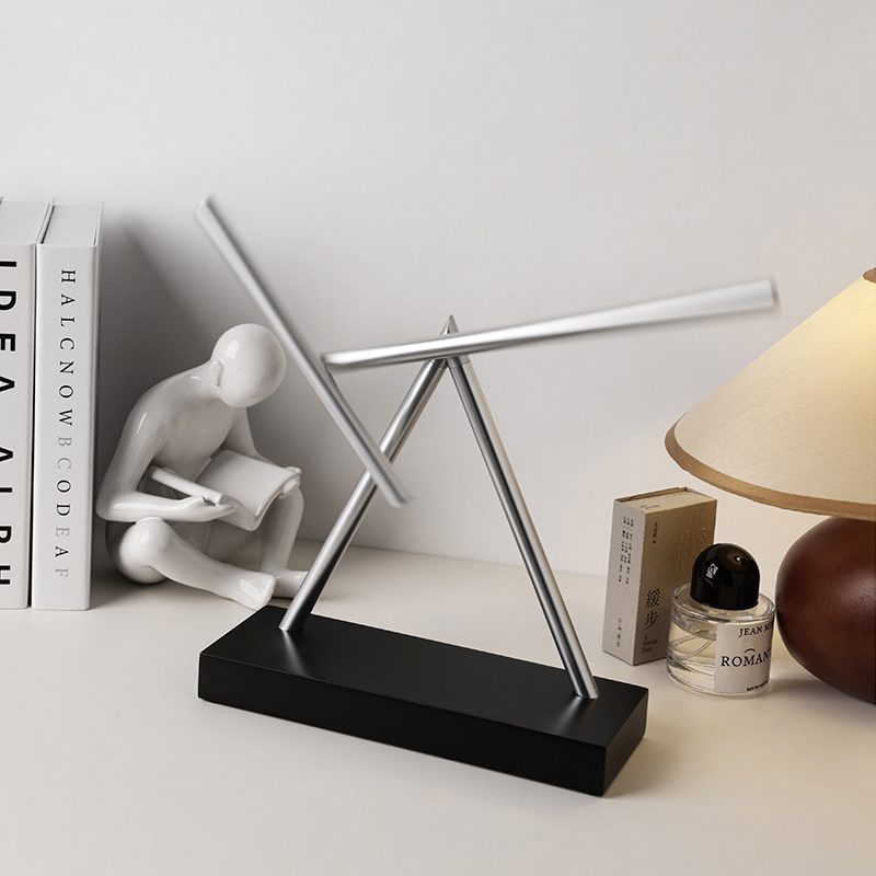 忠哥牛顿磁悬浮混沌摆件永动仪装饰现代简约家居创意