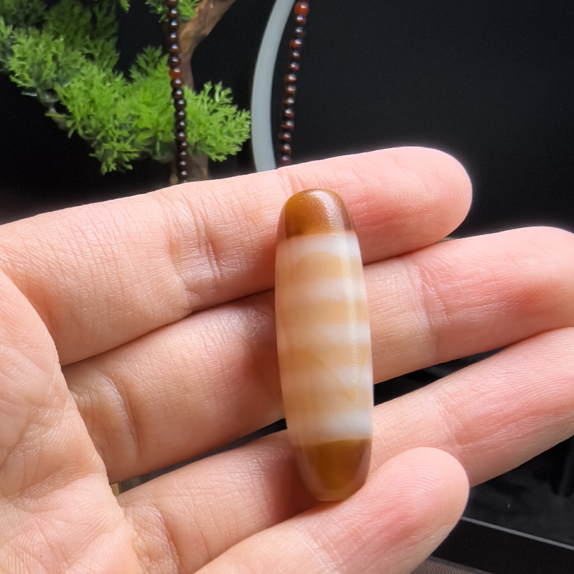 【瑾·玉】藏式高油老西亚线珠，项链、锁骨链、挂坠