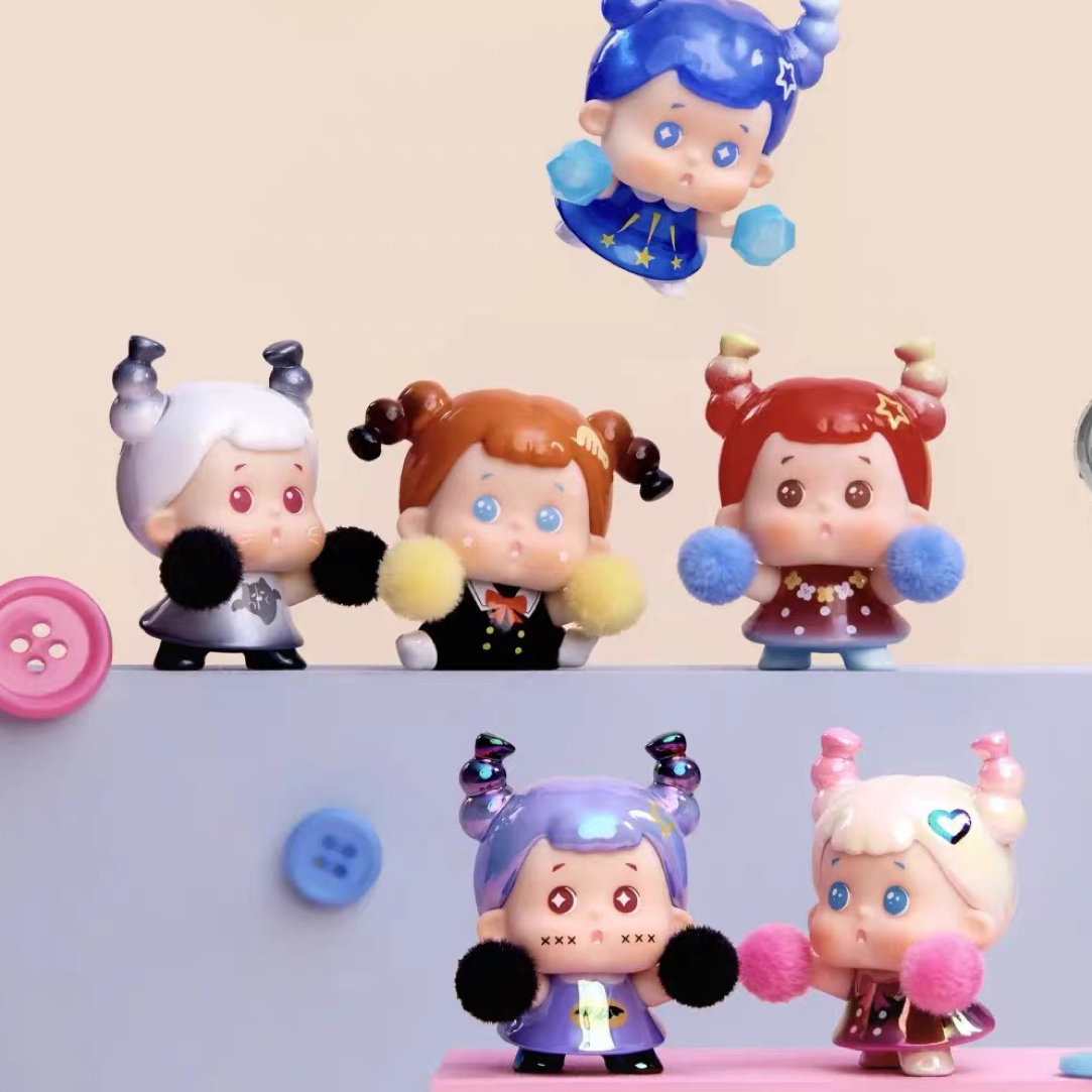 【拆盒】JOJOY啦啦队系列萌粒潮玩摆件盲袋盲盒可爱潮玩礼物公仔
