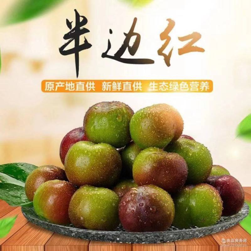 【全吉果园】半红李500g