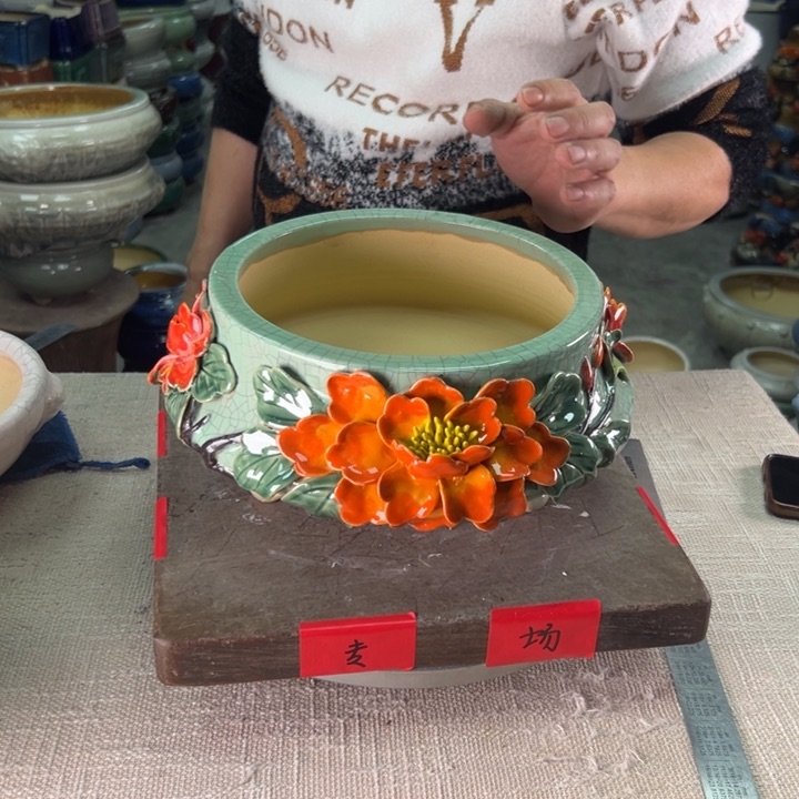 泳坤堂石湾盆陶瓷