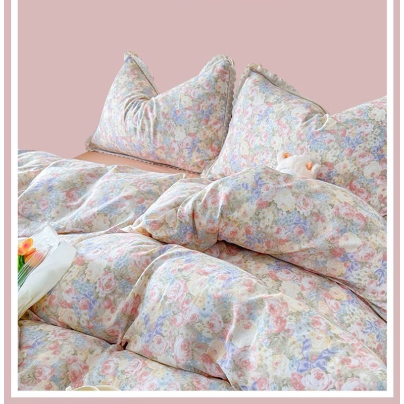 (玫瑰庄园被套)2.0米*2.3米被套舒适柔软云朵棉加密小斜纹