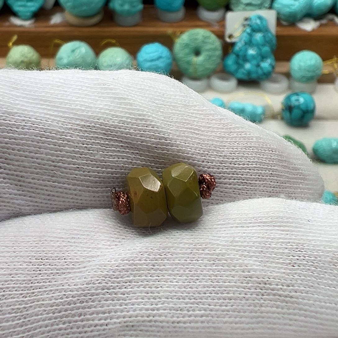 绿松石无相隔珠 未镶嵌