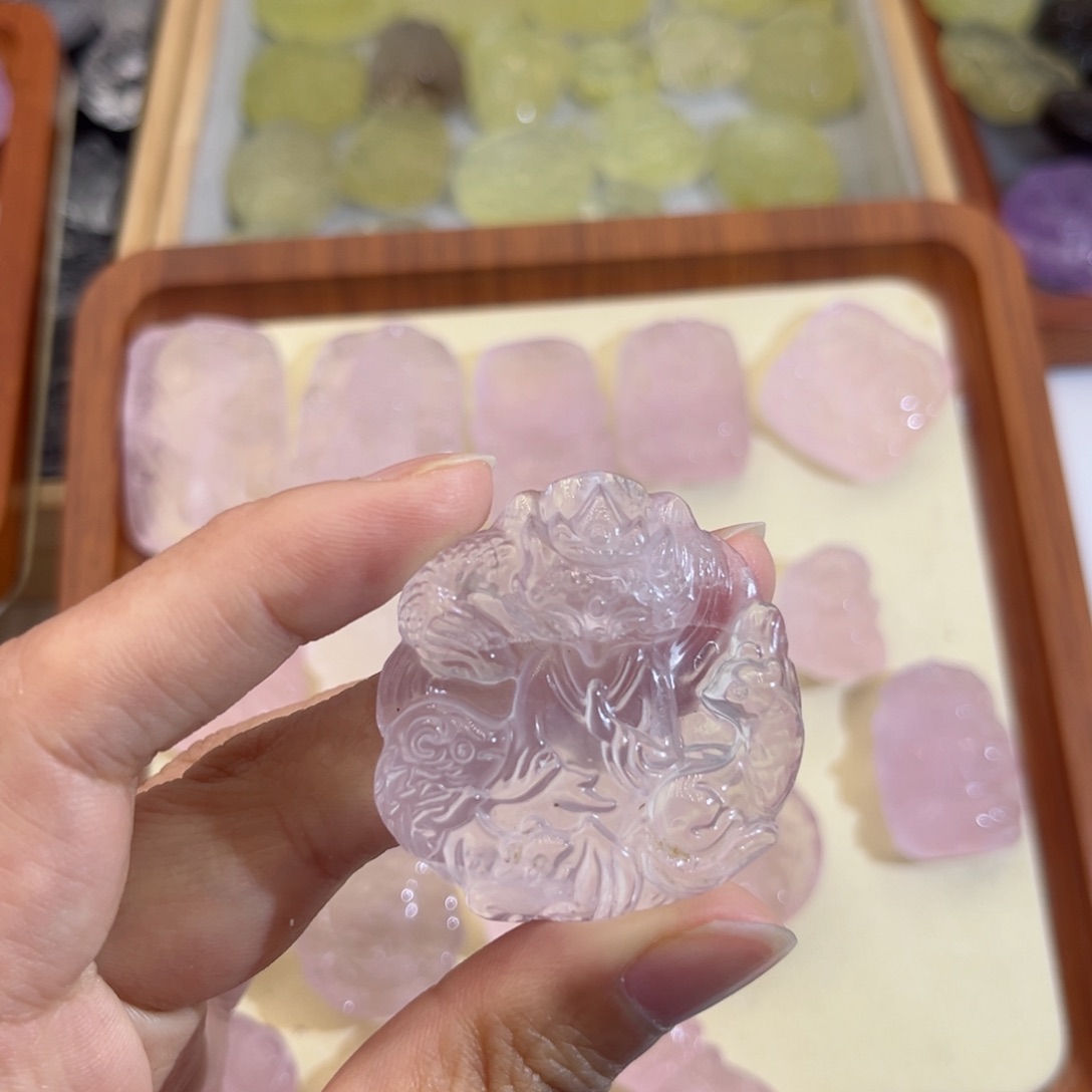 未镶嵌颈饰水晶❀**?粉水五仙51