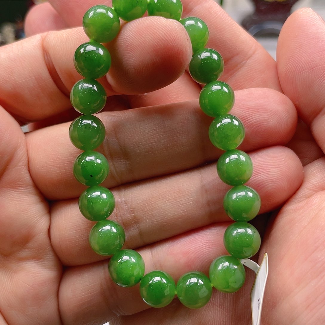 和田玉（碧玉）手链未镶嵌