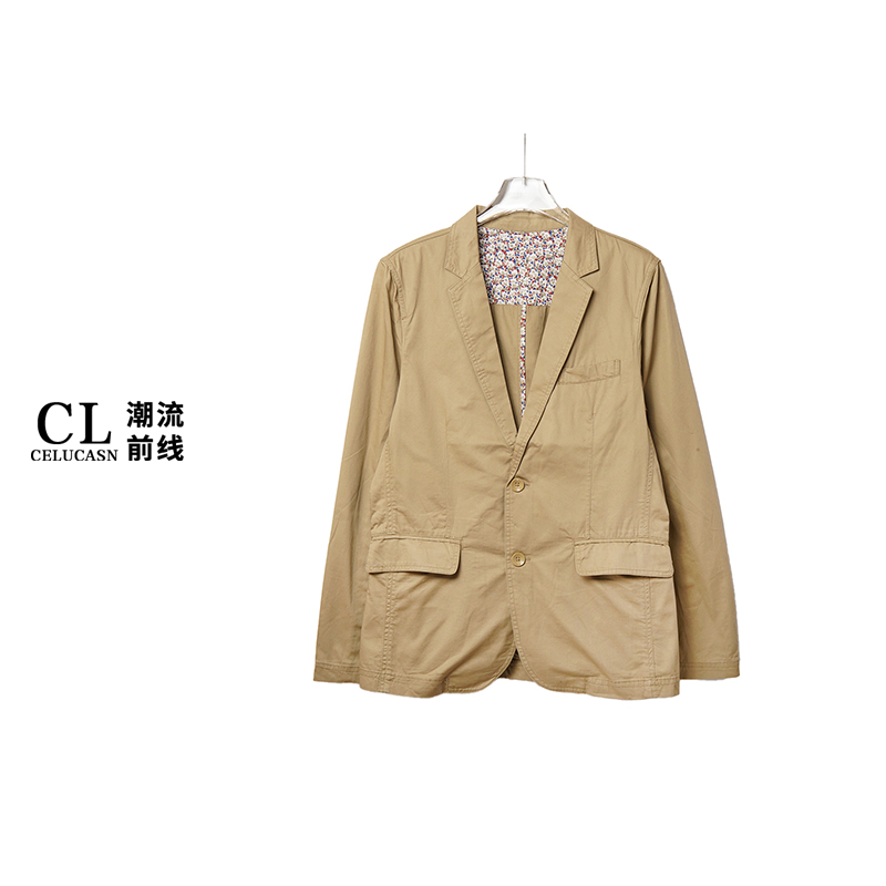 Y5B0X0607#美式简约男款百搭气质复古夹克休闲时尚宽松外套