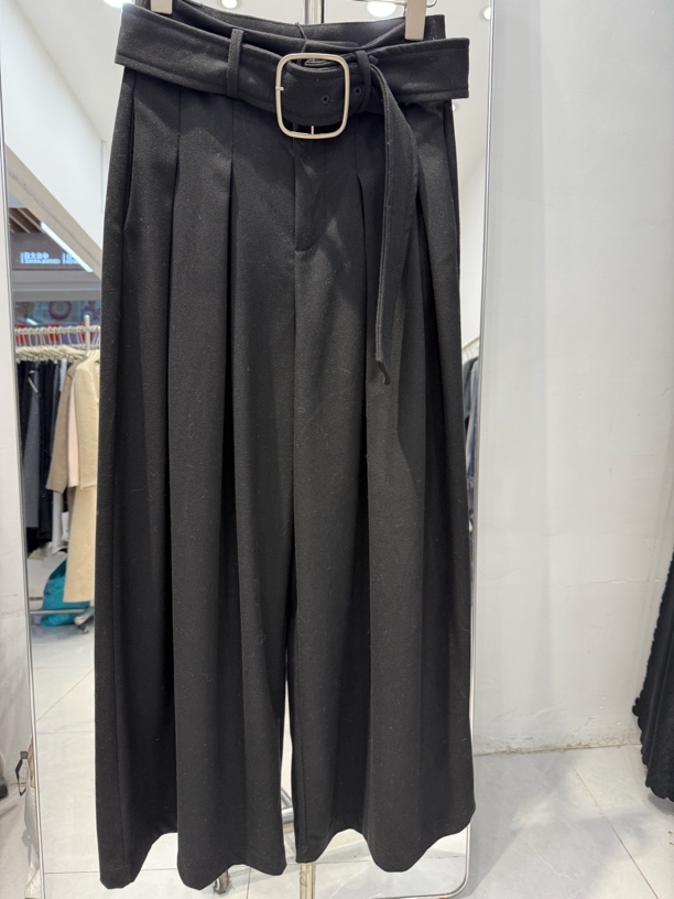 炸福利大长腿阔腿裤