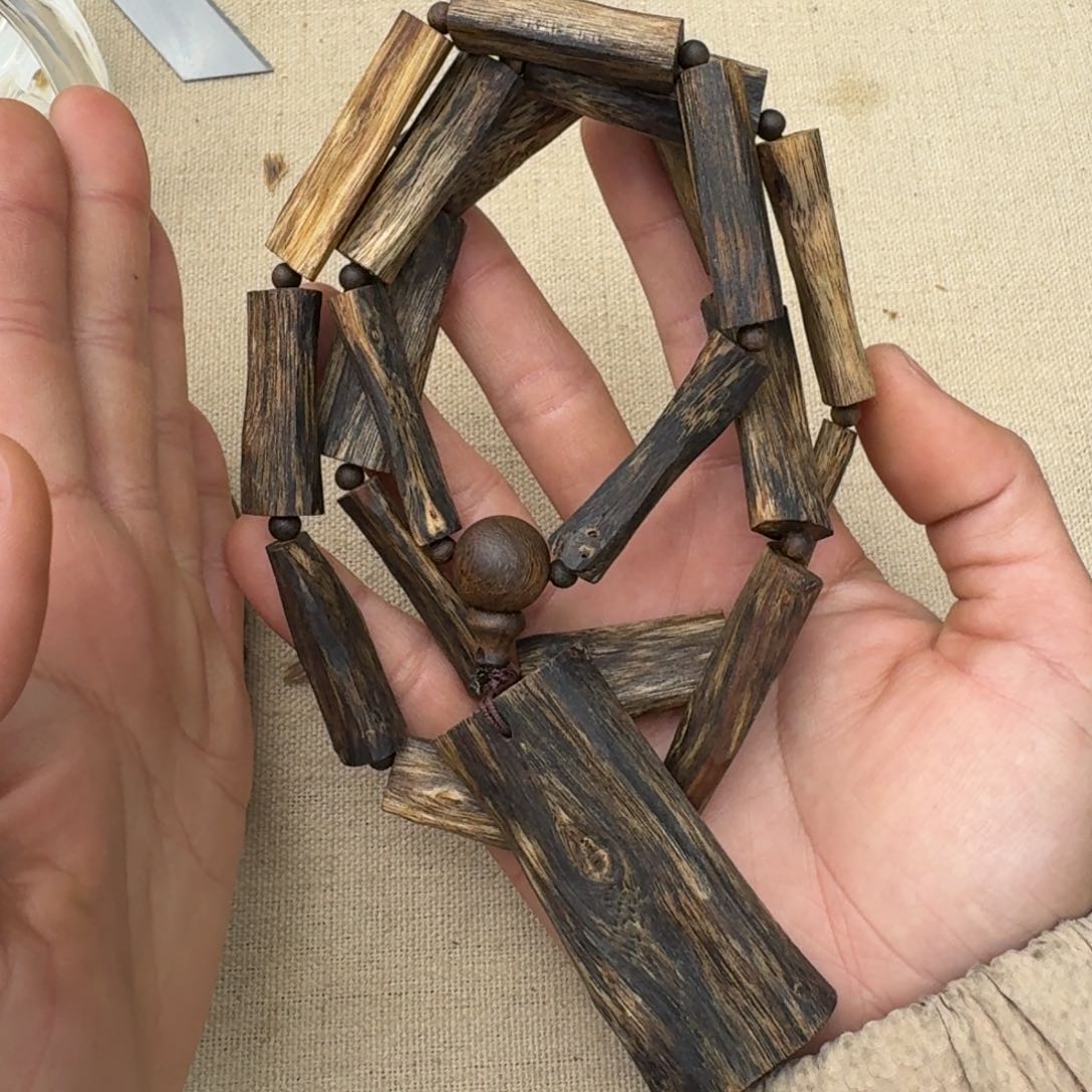 沉香手串绿奇楠多圈1.2-54多样性发一条