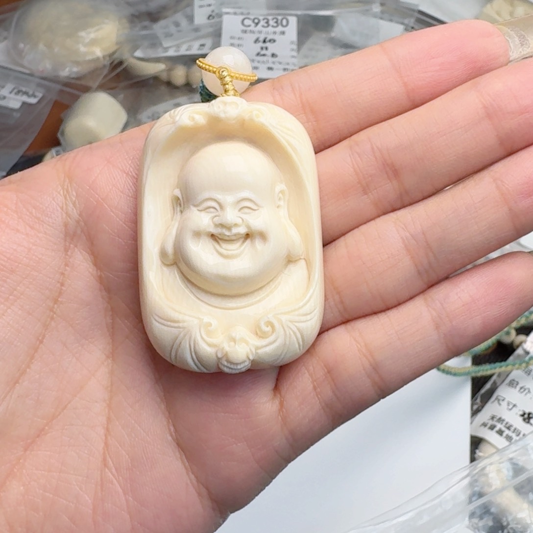 柏香籽/百香籽吊坠猛犸